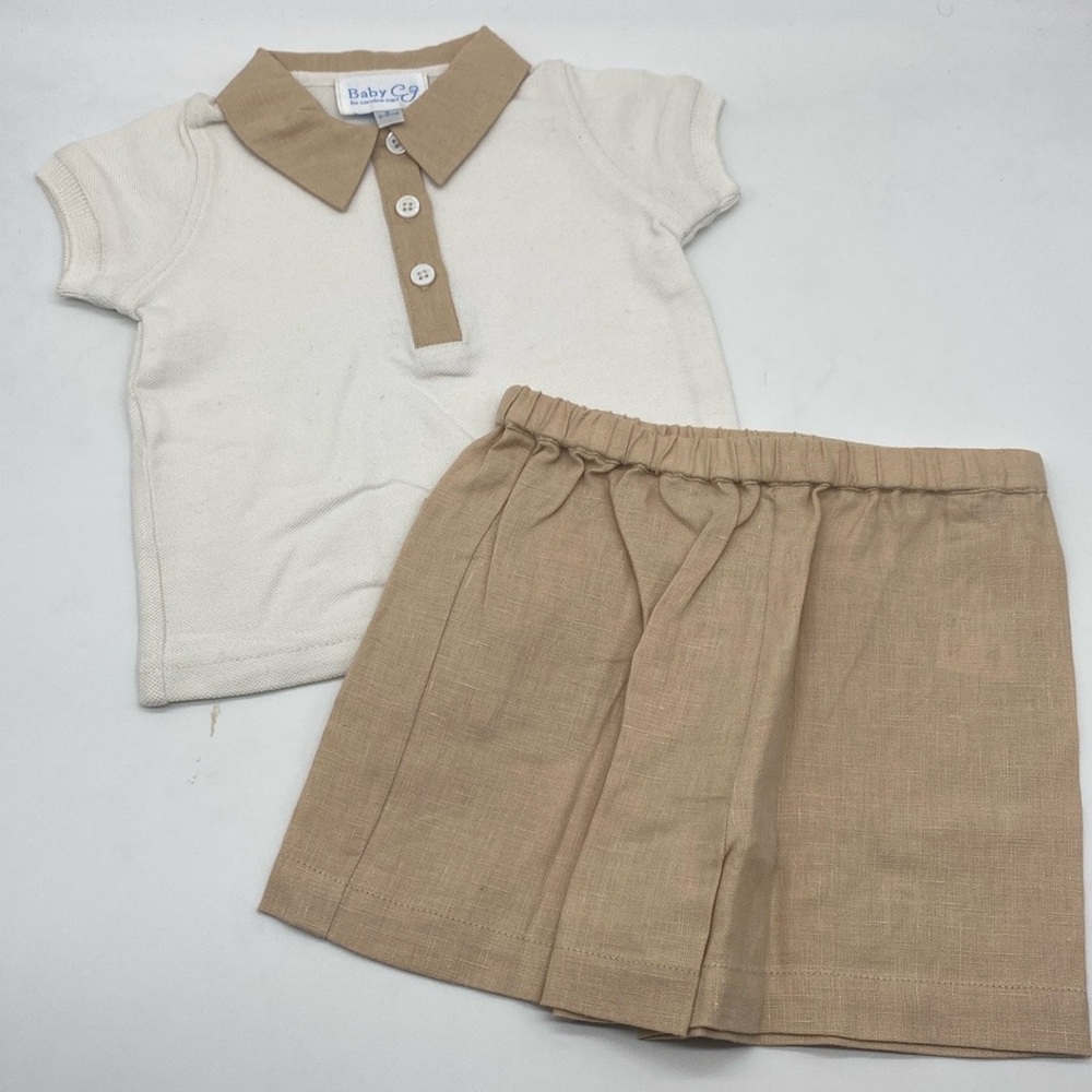Baby CZ Two Piece Short Set 3-6 mth